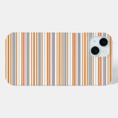 Süße graue braune Streifen Case-Mate iPhone Hülle (Rückseite (Horizontal))