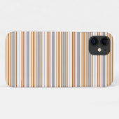 Süße graue braune Streifen Case-Mate iPhone Hülle (Rückseite (Horizontal))