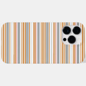 Süße graue braune Streifen Case-Mate iPhone Hülle (Rückseite (Horizontal))