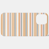 Süße graue braune Streifen Case-Mate iPhone Hülle (Hinten (horizontal))