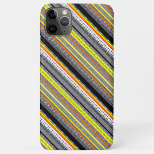 Süße graue gelbe orange Aztekenmuster Case-Mate iPhone Hülle