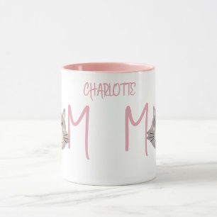 Süße graue Katze, deren Mutter Blush Mother's Day  Tasse