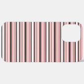Süße graue rosa Streifen Case-Mate iPhone Hülle (Rückseite / Rechts)