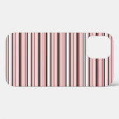 Süße graue rosa Streifen Case-Mate iPhone Hülle (Rückseite (Horizontal))