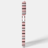 Süße graue rosa Streifen Case-Mate iPhone Hülle (Rückseite / Rechts)