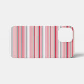 Süße graue rote Streifen iPhone Hülle (Rückseite (Horizontal))