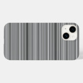 Süße graue Streifen Case-Mate iPhone Hülle (Rückseite (Horizontal))