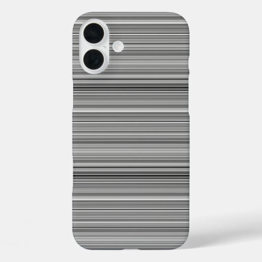 Süße graue Streifen Case-Mate iPhone Hülle (Rückseite)