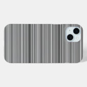 Süße graue Streifen Case-Mate iPhone Hülle (Rückseite (Horizontal))