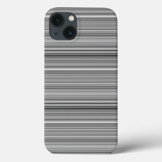 Süße graue Streifen Case-Mate iPhone Hülle (Rückseite)