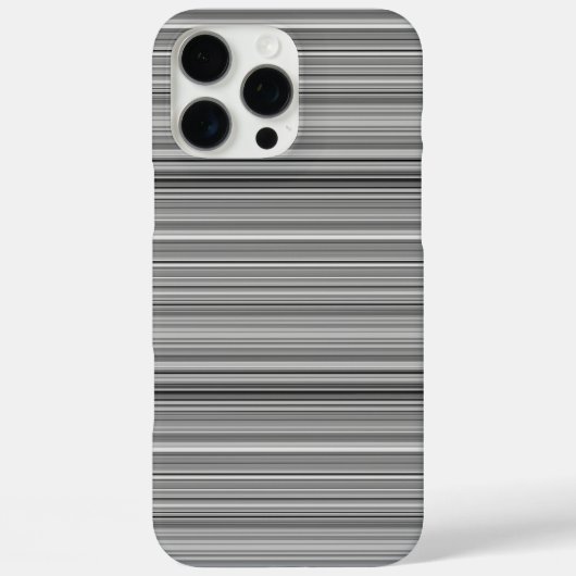 Süße graue Streifen Case-Mate iPhone Hülle (Rückseite)