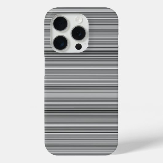 Süße graue Streifen Case-Mate iPhone Hülle (Rückseite)