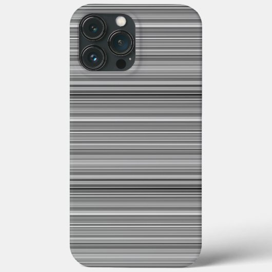 Süße graue Streifen Case-Mate iPhone Hülle (Rückseite)