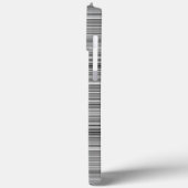 Süße graue Streifen Case-Mate iPhone Hülle (Rückseite / Links)