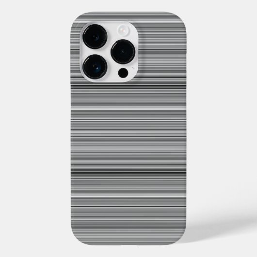 Süße graue Streifen Case-Mate iPhone Hülle (Rückseite)