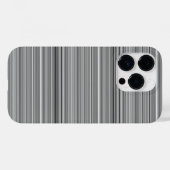 Süße graue Streifen Case-Mate iPhone Hülle (Rückseite (Horizontal))