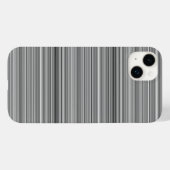 Süße graue Streifen Case-Mate iPhone Hülle (Rückseite (Horizontal))