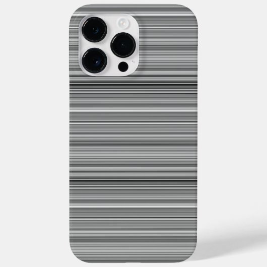 Süße graue Streifen Case-Mate iPhone Hülle (Rückseite)