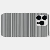 Süße graue Streifen Case-Mate iPhone Hülle (Rückseite (Horizontal))