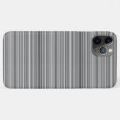Süße graue Streifen Case-Mate iPhone Hülle (Rückseite (Horizontal))