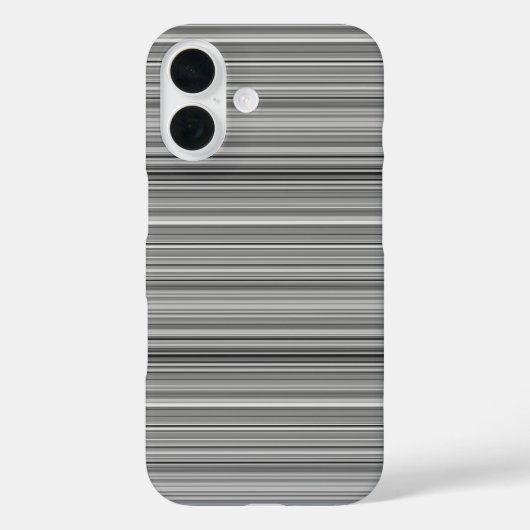 Süße graue Streifen Case-Mate iPhone Hülle (Rückseite)