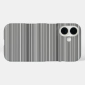 Süße graue Streifen Case-Mate iPhone Hülle (Rückseite (Horizontal))