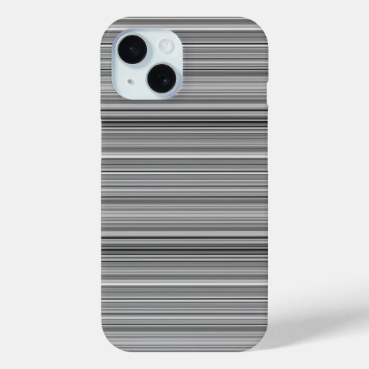 Süße graue Streifen Case-Mate iPhone Hülle (Rückseite)