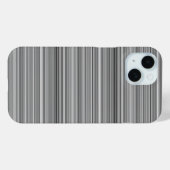 Süße graue Streifen Case-Mate iPhone Hülle (Rückseite (Horizontal))