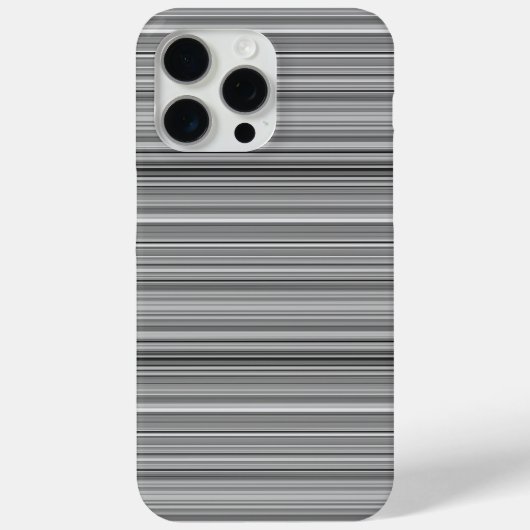 Süße graue Streifen Case-Mate iPhone Hülle (Rückseite)