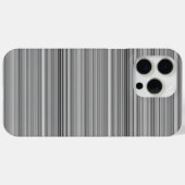 Süße graue Streifen Case-Mate iPhone Hülle (Rückseite (Horizontal))
