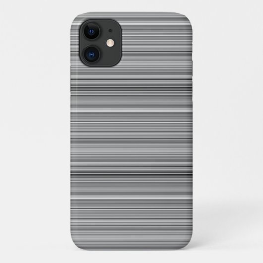 Süße graue Streifen Case-Mate iPhone Hülle (Rückseite)