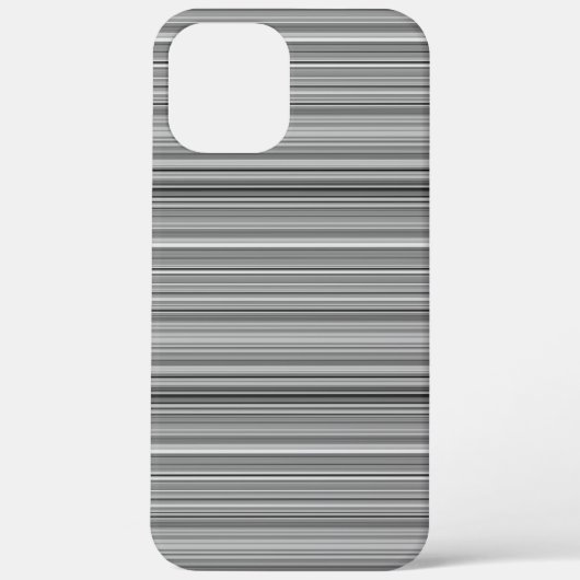 Süße graue Streifen Case-Mate iPhone Hülle (Rückseite)