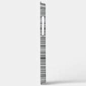 Süße graue Streifen Case-Mate iPhone Hülle (Rückseite / Links)