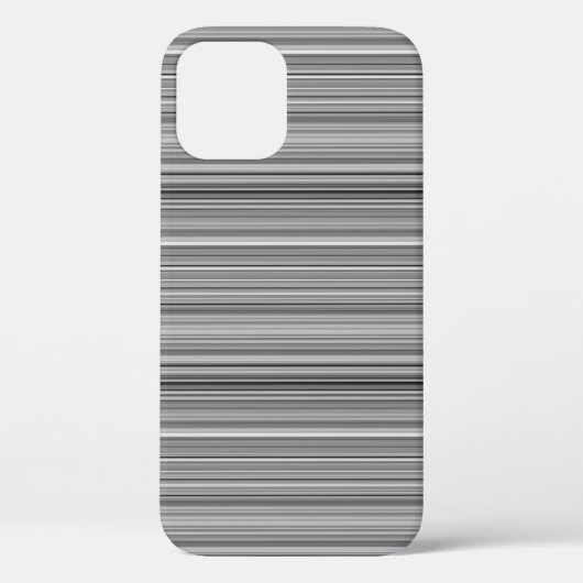 Süße graue Streifen Case-Mate iPhone Hülle (Rückseite)