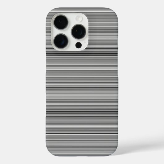 Süße graue Streifen Case-Mate iPhone Hülle (Rückseite)