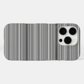 Süße graue Streifen Case-Mate iPhone Hülle (Rückseite (Horizontal))