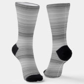 Süße graue Streifen Socken (Gewinkelt)