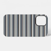 Süße graue weiße Streifen iPhone Hülle (Rückseite (Horizontal))