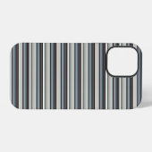 Süße graue weiße Streifen iPhone Hülle (Rückseite (Horizontal))