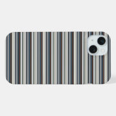 Süße graue weiße Streifen iPhone Hülle (Rückseite (Horizontal))