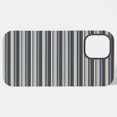 Süße graue weiße Streifen iPhone Hülle (Rückseite (Horizontal))