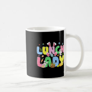 Süße groovy Mittagessen-Dame-Hasenohren-Oster-Eier Kaffeetasse