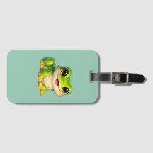Süße großäugige Frosch Kawaii Tier Design