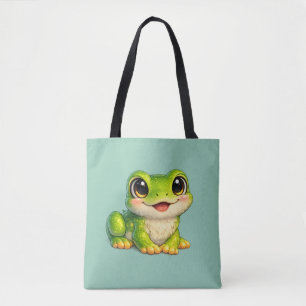 Süße großäugige Frosch Kawaii Tier Design Tasche