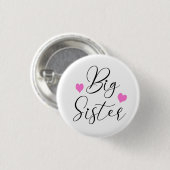 Süße große Schwester Button (Vorne & Hinten)