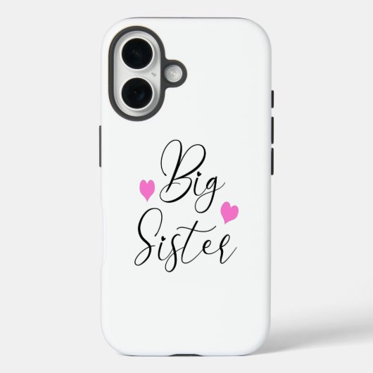 Süße große Schwester Case-Mate iPhone Hülle (Rückseite)
