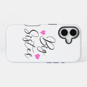 Süße große Schwester iPhone 16 Hülle (Rückseite (Horizontal))
