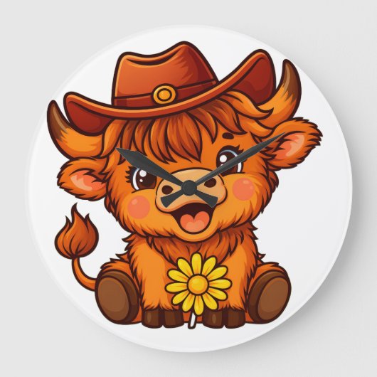 SÜSSE GROßE WANDUHR (Vorderseite)