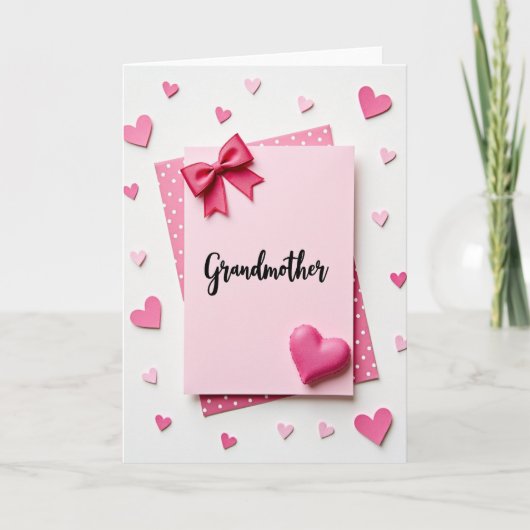 Süße Großmutterkarte Karte (Vorderseite)