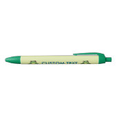 Süße grüne Frosch personalisierter Stift (Oberseite)